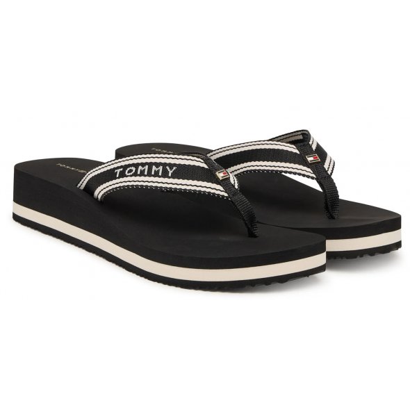 Tommy Hilfiger Γυναικείες Σαγιονάρες FW0FW09195 BDS Μαύρο