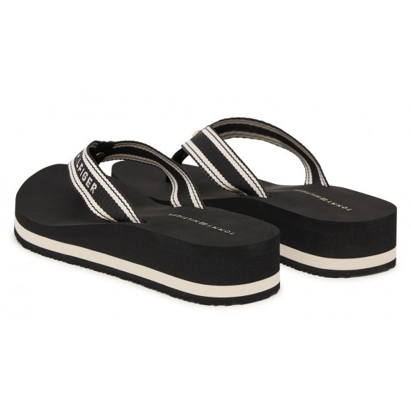 Tommy Hilfiger Γυναικείες Σαγιονάρες FW0FW09195 BDS Μαύρο