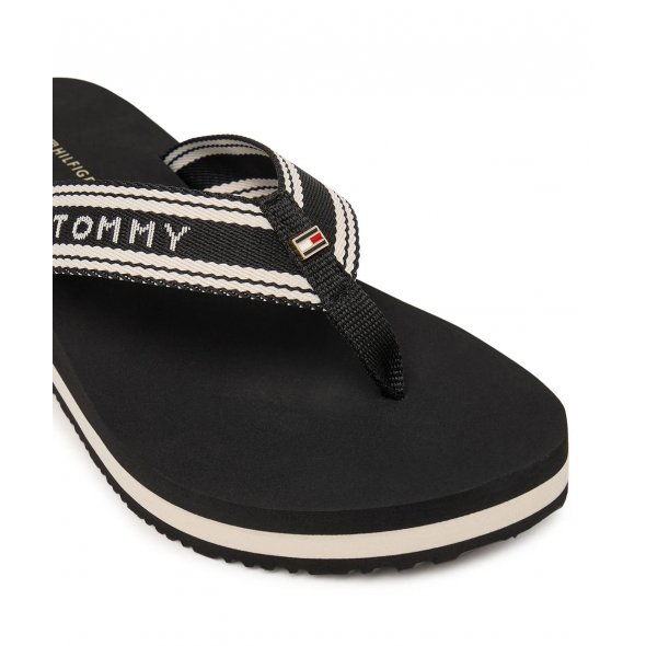 Tommy Hilfiger Γυναικείες Σαγιονάρες FW0FW09195 BDS Μαύρο