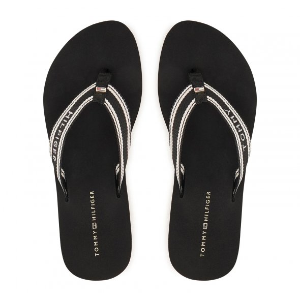 Tommy Hilfiger Γυναικείες Σαγιονάρες FW0FW09195 BDS Μαύρο