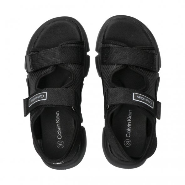 Calvin Klein Παιδικό Πέδιλο Για Αγόρια V3B2-83323-1564 Μαύρο