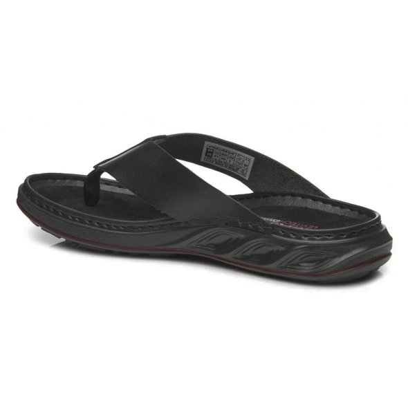 Pegada Ανδρική Δερμάτινη Σαγιονάρα 134103-05 Μαύρο