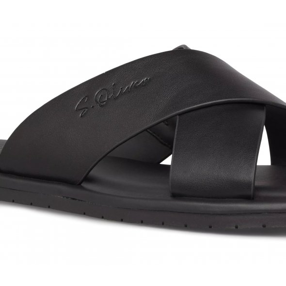 S.Oliver Ανδρική Παντόφλα 2177544 9999 Μαύρο