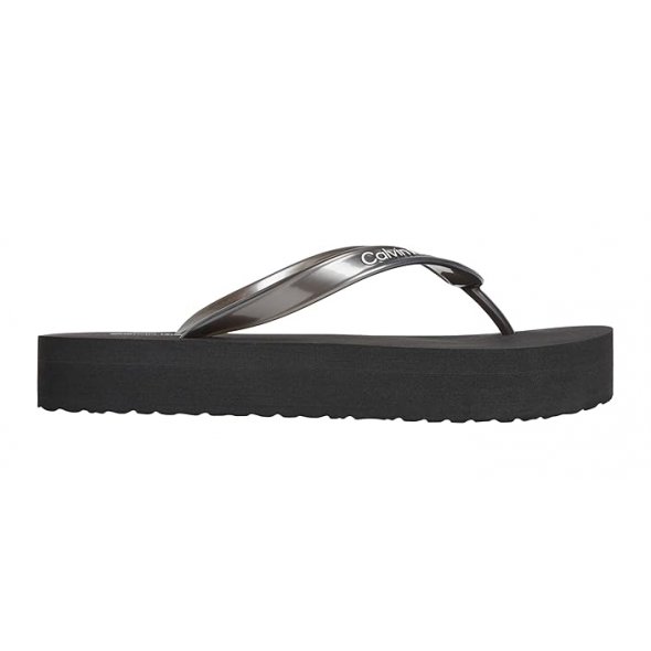 Calvin Klein Flatform Flip Flop HW0HW03120 0GJ Μαύρο