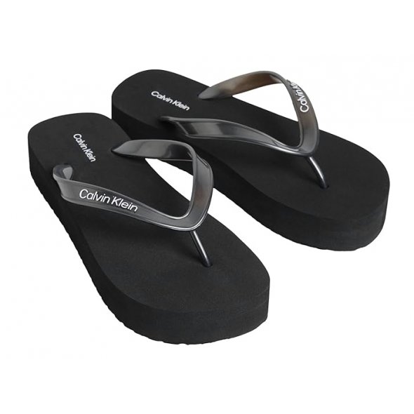 Calvin Klein Flatform Flip Flop HW0HW03120 0GJ Μαύρο