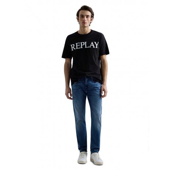 Replay Ανδρικό T-Shirt M3099.000 2660 098 Μαύρο