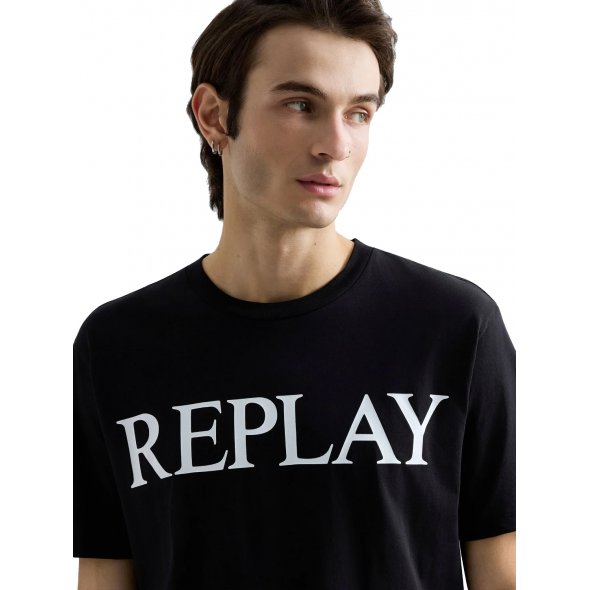 Replay Ανδρικό T-Shirt M3099.000 2660 098 Μαύρο