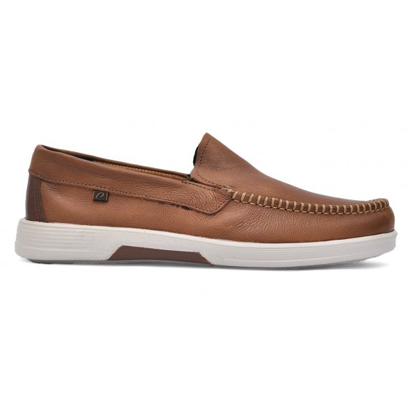 Pegada Ανδρικό Δερμάτινο Μοκασίνι 142304-01 ταμπά