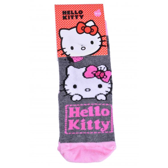 Παιδικες Καλτσες Hello Kitty Hk5758 Ανθρακι