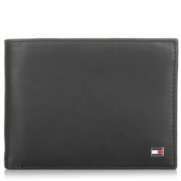 Tommy Hilfiger Eton CC And Coin Pocket AM0AM00651 002 Μαυρο