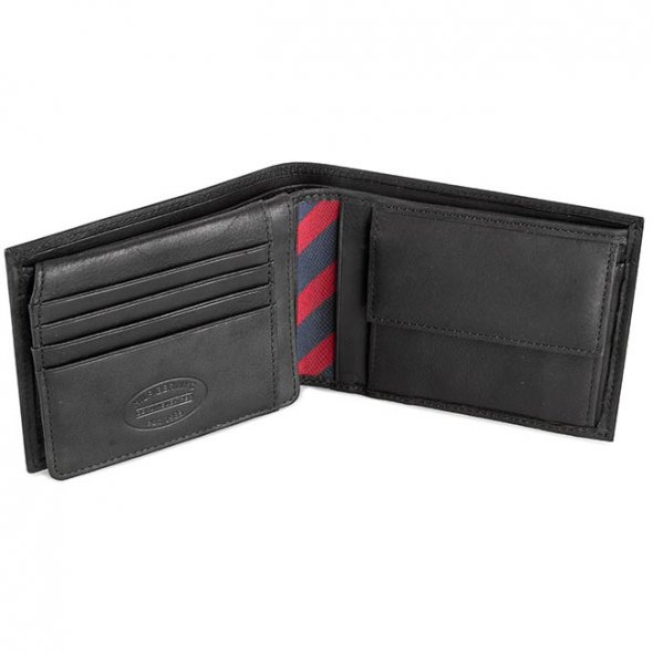  Tommy Hilfiger Johnson CC Flap And Coin Pocket AM0AM00660 002 Black