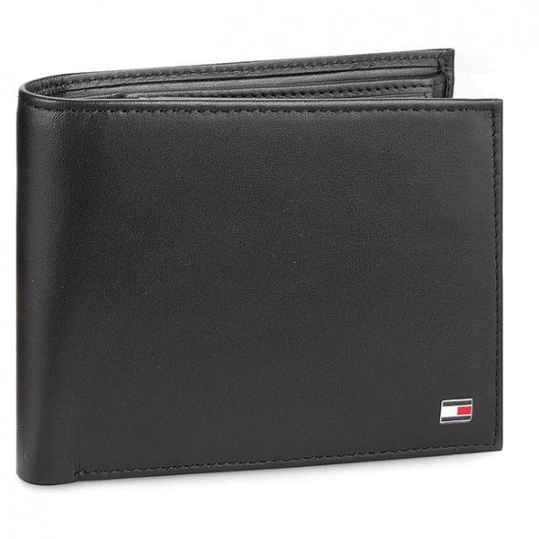 Tommy Hilfiger Eton CC Flap And Coin Pocket AM0AM00652 002 Μαύρο