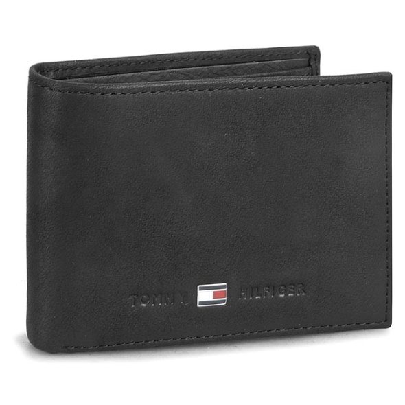 Johnson Mini CC Flap And Coin Pocket Μαυρο