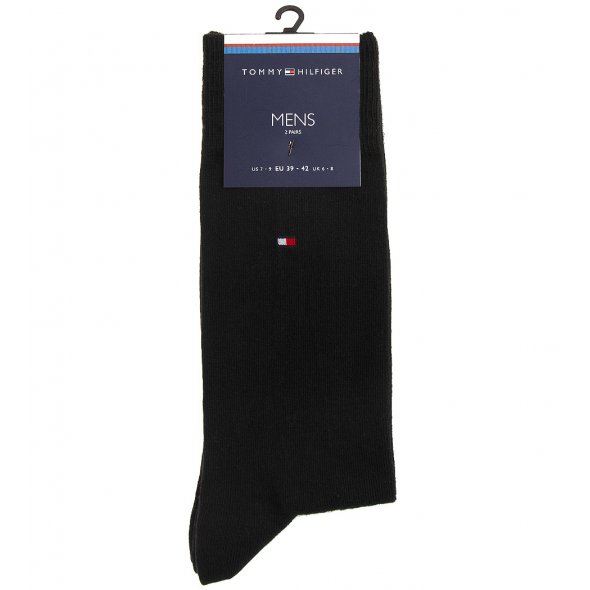 Ανδρικές Κάλτσες Tommy Hilfiger 371111 200 Black (2 Ζεύγη)