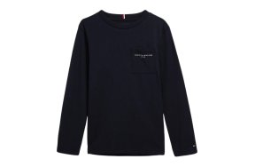 Tommy Hilfiger Kids Essential Pocket Tee L/S KB0KB07848 DW5 Desert Sky