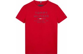Tommy Hilfiger Th Logo Tee S/S KB0KB08027 XNL Deep Crimson
