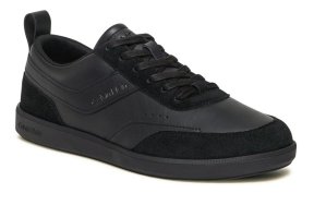 Calvin Klein Low Top Lace Up Lth Mix HM0HM00851 0GJ Triple Black 