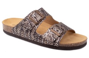 Plakton Sandals Beta 100010 OF Glitter Pyton Brown