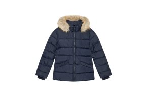 Tommy Hilfiger Essential Down FurHood Jacket KG0KG07399s DW5 Desert Sky