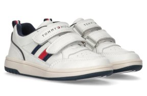 Tommy Hilfiger Kids Low Top Velcro Sneakers T3B9-33101-1355 530 Off White