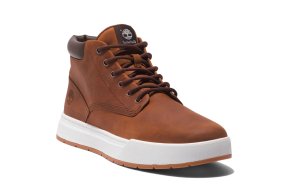 Timberland Maple Grove Chukka A297Q 358 Medium Brown Full Grain