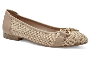 Tamaris Μπαλαρίνα 1-22112-22 341 Taupe