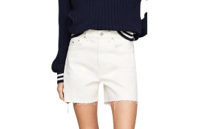 Tommy Hilfiger Γυναικείο Σορτς DW0DW17779 YBH Λευκό