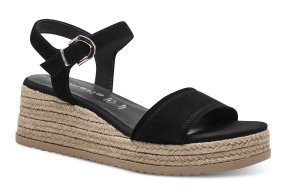 Tamaris Δερμάτινη Πλατφόρμα 1-28061-42 001 Black