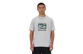 New Balance Ανδρικό T-Shirt Sport Essentials AD MT41593 Grey