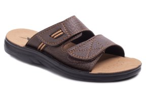 Apostolidis Shoes Ανδρική Παντόφλα A73 Καφέ