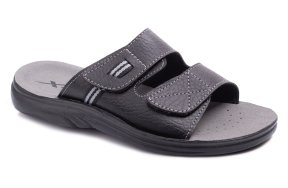 Apostolidis Shoes Ανδρική Παντόφλα A73 Μαύρο