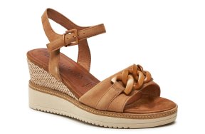 Tamaris Δερμάτινη Πλατφόρμα 1-28013-42 310 Camel