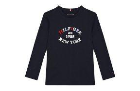 Tommy Hilfiger Monotype Flock Regular Tee KB0KB08659 DW5 Σκούρο Μπλε