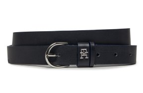 Tommy Hilfiger Γυναικεία Δερμάτινη Ζώνη Essential Effortless 2.5 AW0AW16354 DW6 Μπλε