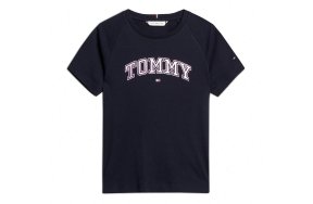 Tommy Hilfiger Kids Varsity Foil Reg Tee KG0KG08064 DW5 Μπλε