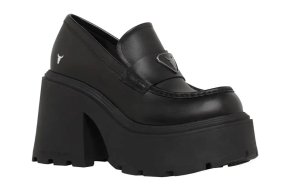 Windsor Smith Δερμάτινη Πλατφόρμα Spoiled Black Leather