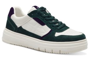 Tamaris Γυναικείο Δερμάτινο Sneaker 1-23746-43 701 Green Comb
