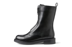 Tamaris NEWD. Δερμάτινο Μποτάκι 1-25392-43 003 Black Leather