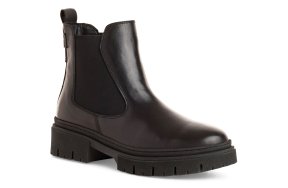 Tamaris Δερμάτινο Μποτάκι 1-25902-43 003 Black Leather