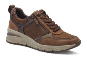 Tamaris Γυναικεία Sneaker 1-23721-42 392 Cognac Comb