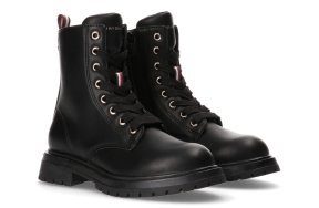 Tommy Hilfiger Lace-Up Bootie T3A5-33569-1351 999 Μαύρο