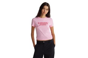 Tommy Hilfiger Γυναικείο T-Shirt DW0DW19447 TPF Ροζ