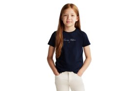 Tommy Hilfiger Παιδικό T-Shirt Για Κορίτσια KG0KG08298 C1G Μπλε