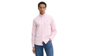 Tommy Hilfiger Ανδρικό Πουκάμισο DM0DM20667 TPF Ροζ