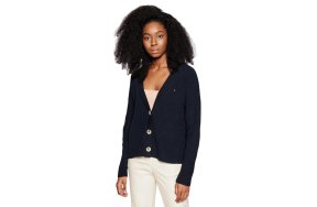 Tommy Hilfiger Γυναικεία Ζακέτα WW0WW30449 DW5 Μπλε