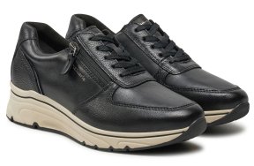 Tamaris Leather Sneaker 1-23711-42 003 Black Leather