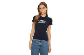 Tommy Hilfiger Γυναικείο T-Shirt DW0DW19447 C1G Μπλε
