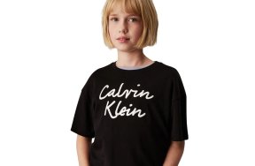 Calvin Klein Παιδικό T-Shirt Για Κορίτσια IG0IG02864 BEH Μαύρο