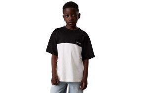 Calvin Klein Παιδικό T-Shirt Για Αγόρια IB0IB02450 BEH Μαύρο