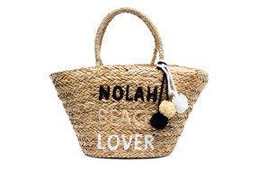 Nolah Γυναικεία Τσάντα Ψάθινη Χειροποίητη Beach Lover
